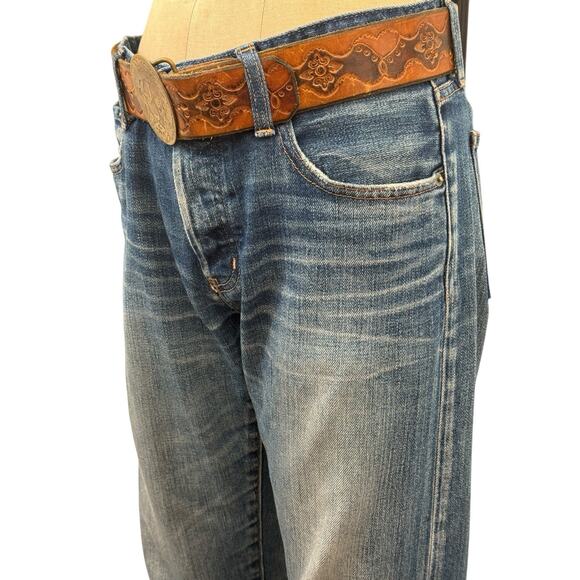 MOUSSY Vintage Jeans SAAB Co Size 28 JAPANESE Denim‎  ORIGINAL - Picture 5 of 8